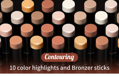 3-in-1 Highlighter, Concealer, Contouring, And Bronzer Stick