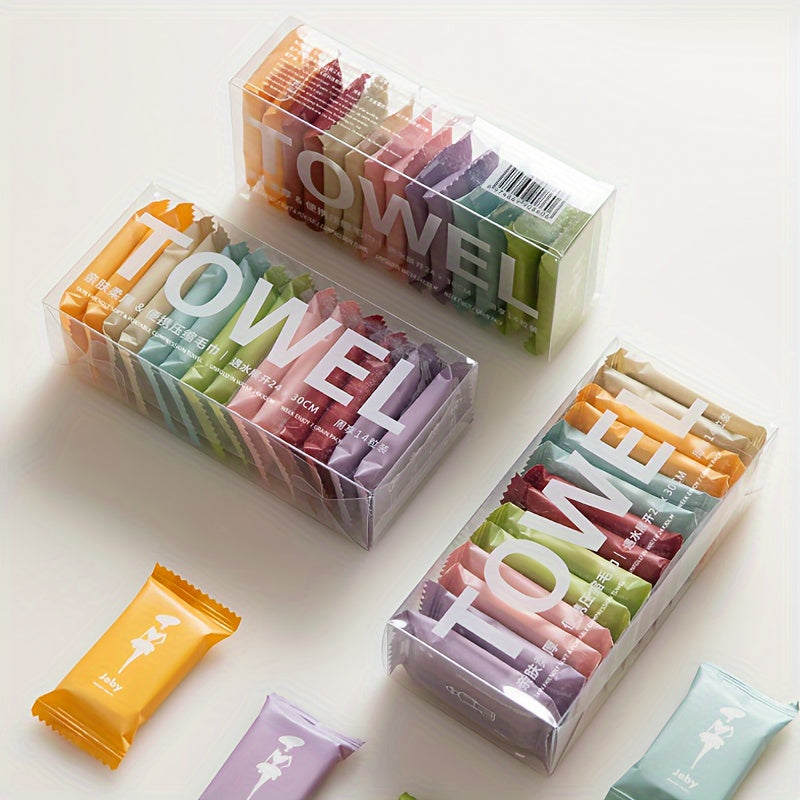 14Pcs Compressed Towel Travel Disposable Face Towel