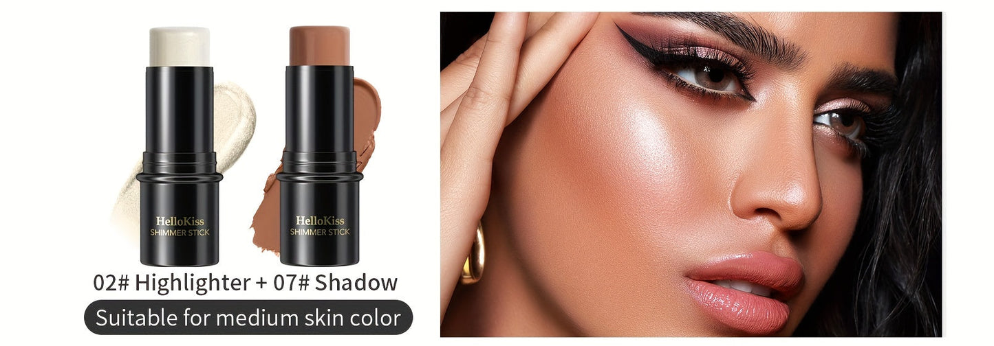 3-in-1 Highlighter, Concealer, Contouring, And Bronzer Stick