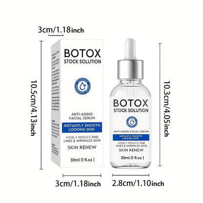 Botox Stock Solution Facial Serum, Instant Face Lift Serum With Vitamins C (1.01oz)