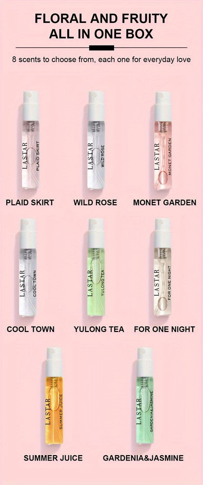LASTAR perfume gift box, 8 pocket perfumes