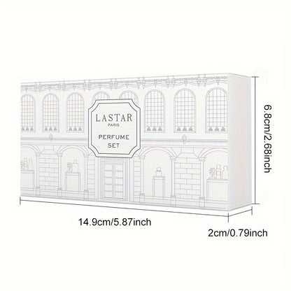 6pcs LASTAR Perfume Set For Women, Assorted Scent Collection