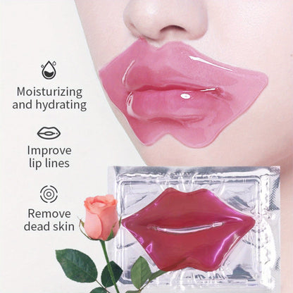 Plumping Pink Crystal Lip Mask Patches