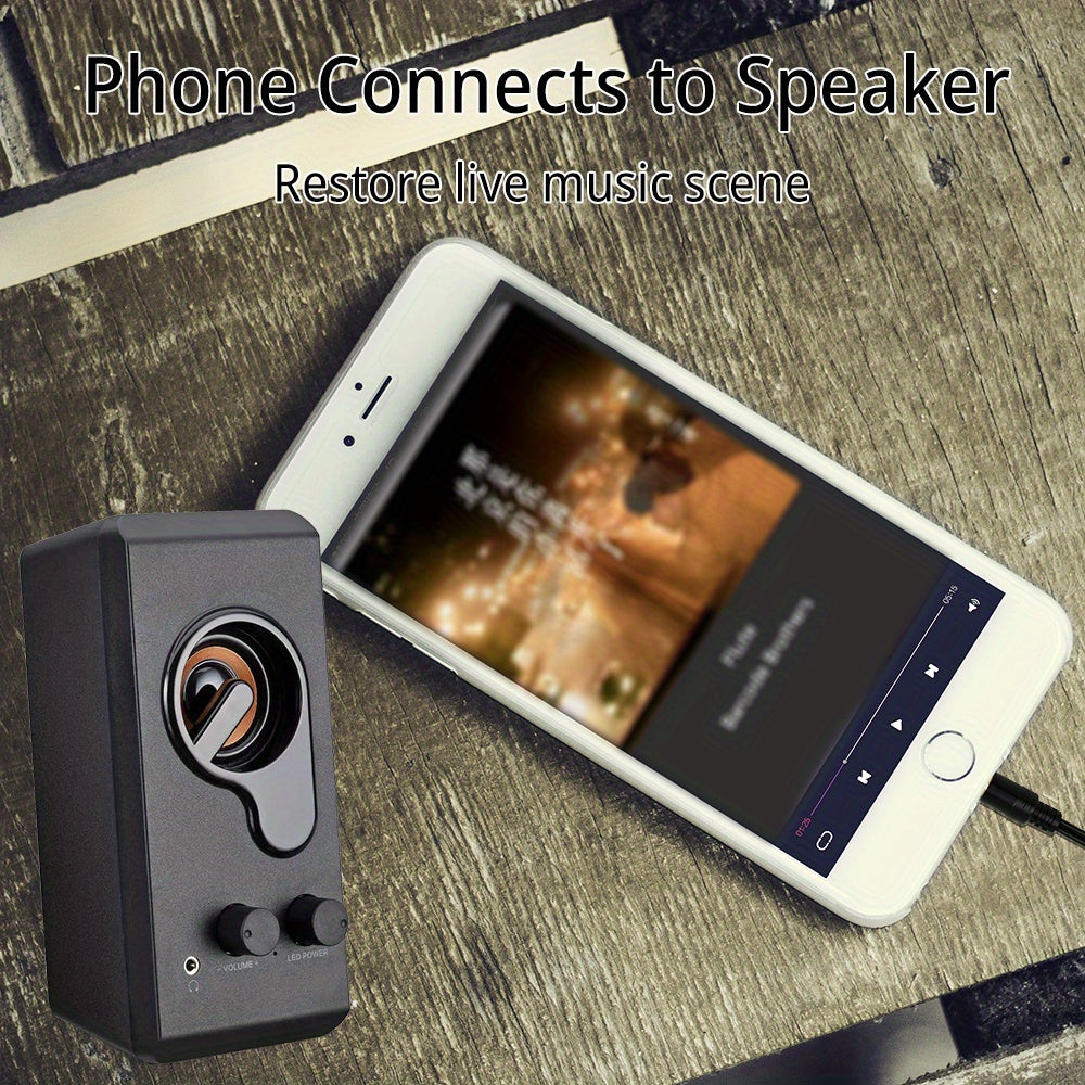 1.5 Meter 3.5mm Audio AUX to 2 RCA Male Stereo AV Adapter Cable for Headphone Speaker Amplifier - Premium Quality Plug Wire for Clear Sound and Easy Connection