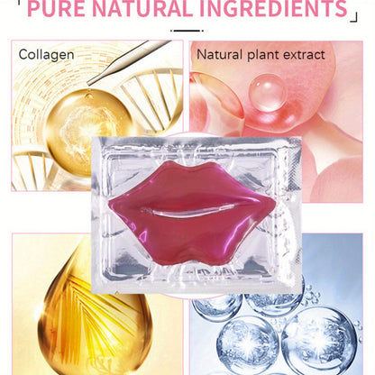 Plumping Pink Crystal Lip Mask Patches