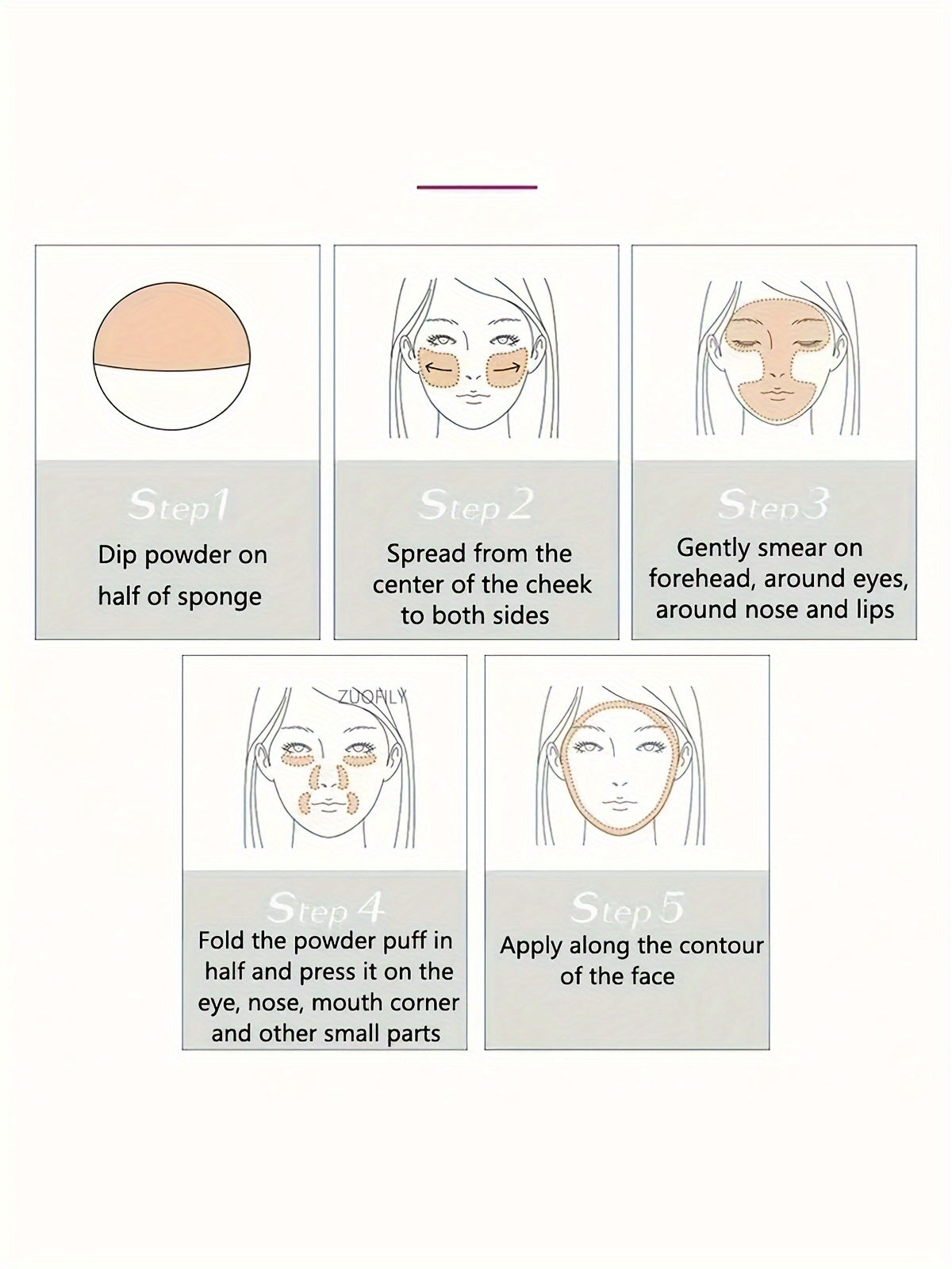 Long-Lasting Candy Bell Face Powder Compact Soft Matte Finish